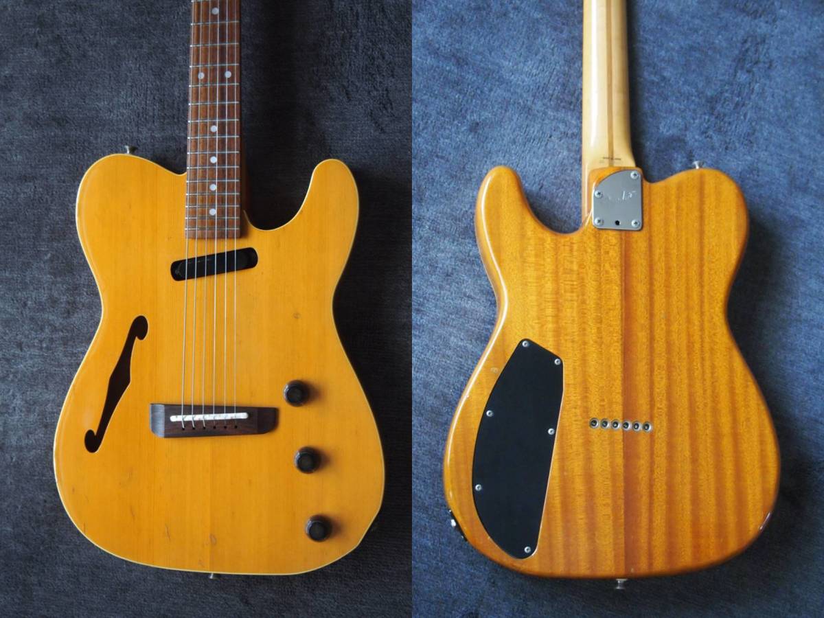 フェンダー○テレキャスター○FENDER japan○TLAC-100○ナチュラル○虎