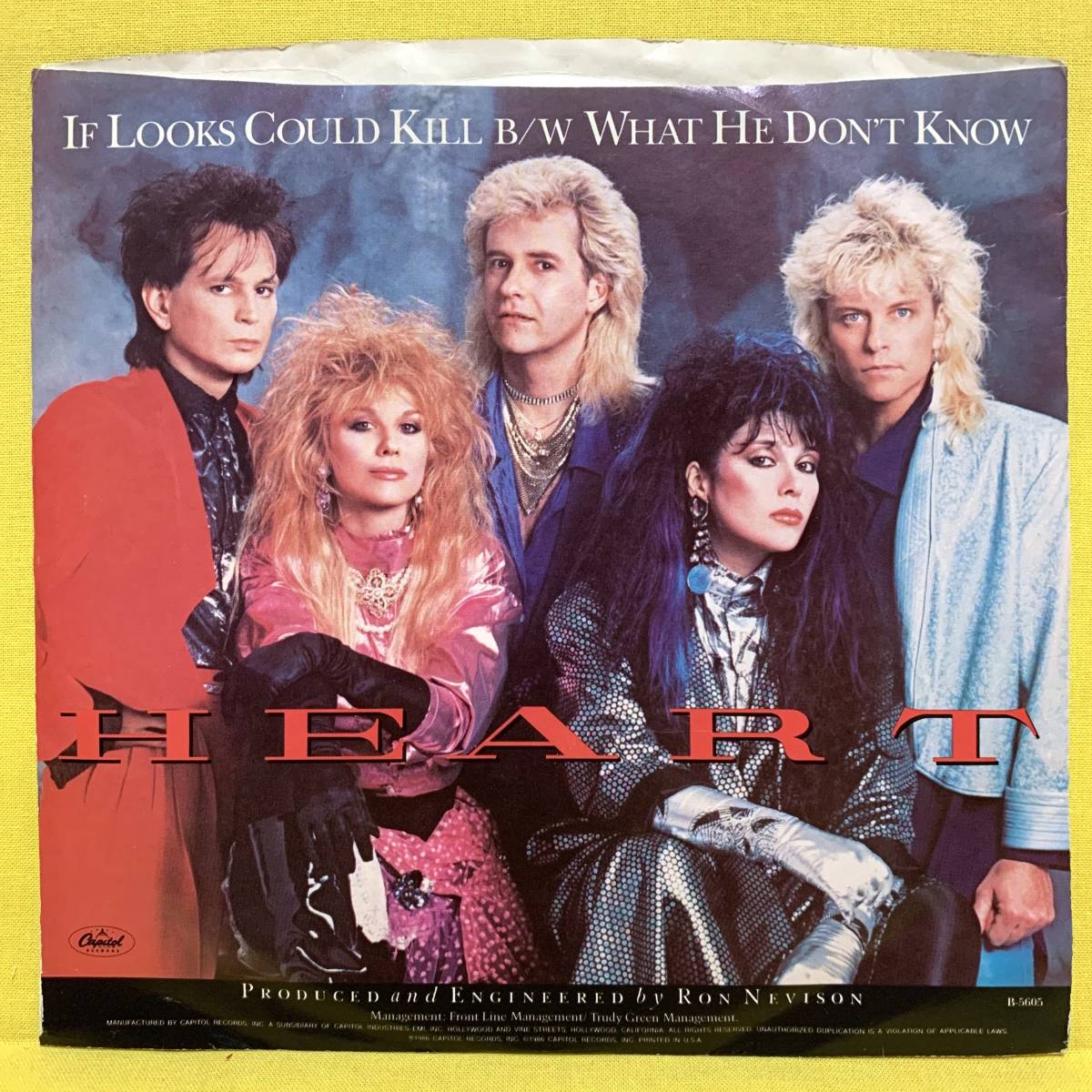 EP□HEART□IF LOOKS COULD KILL□'86 US盤□ハート/アローン□即決