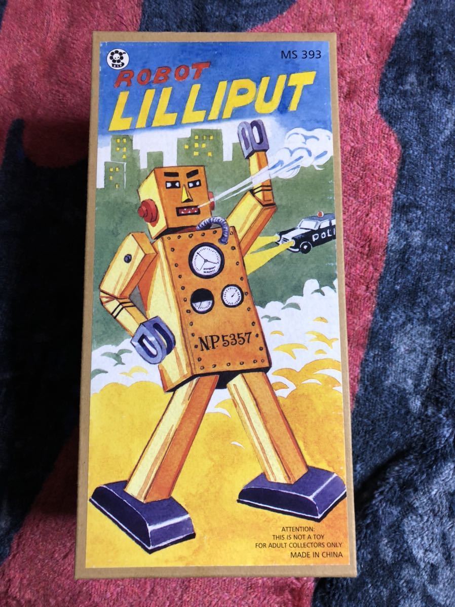 ブリキ ゼンマイ ロボット リリパット Robot Lilliput 当時物の落札