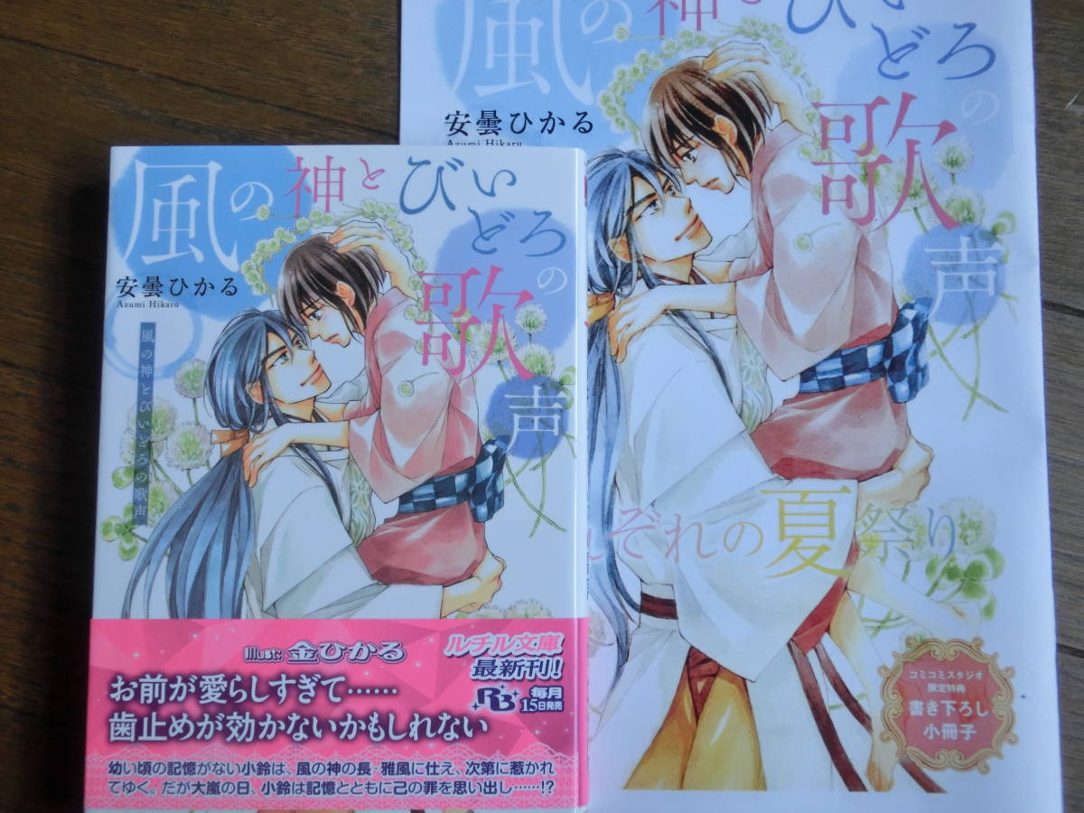 新刊 10 風の神とびいどろの歌声 小冊子付 安曇ひかる の落札情報詳細 ヤフオク落札価格情報 オークフリー スマートフォン版