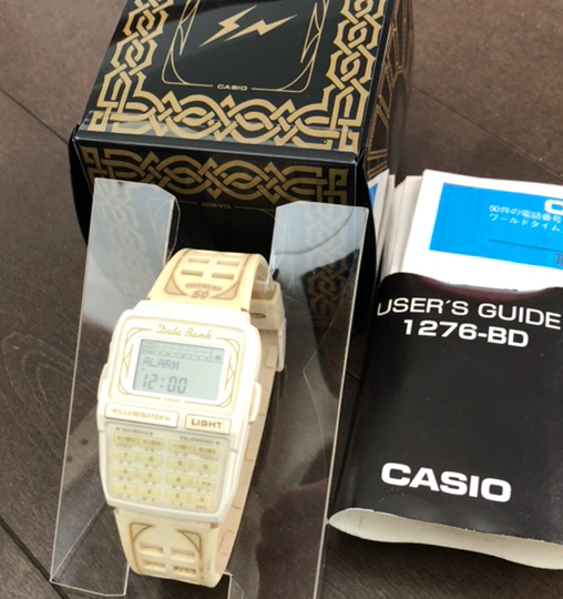 希少】データバンクフラグメント藤原ヒロシデジタル時計CASIO 限定