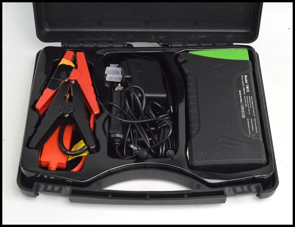 バッテリー ジャンプスターター Tm15 グリーン mah Usb接続 ブースターケーブル2本付属 の落札情報詳細 ヤフオク落札価格情報 オークフリー スマートフォン版