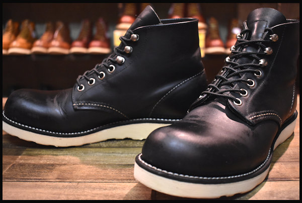 6 5d 美品 10年 レッドウィング 8165 アイリッシュセッター ブーツ 黒 ブラック クローム プレーントゥ Redwing Hopesmore の落札情報詳細 ヤフオク落札価格情報 オークフリー スマートフォン版