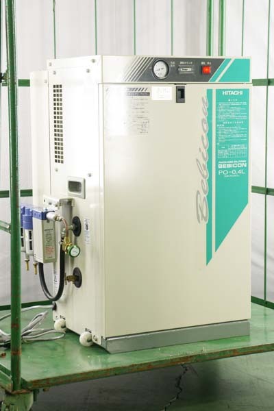 日立 小型空気圧縮機 PO-0.4LEVP