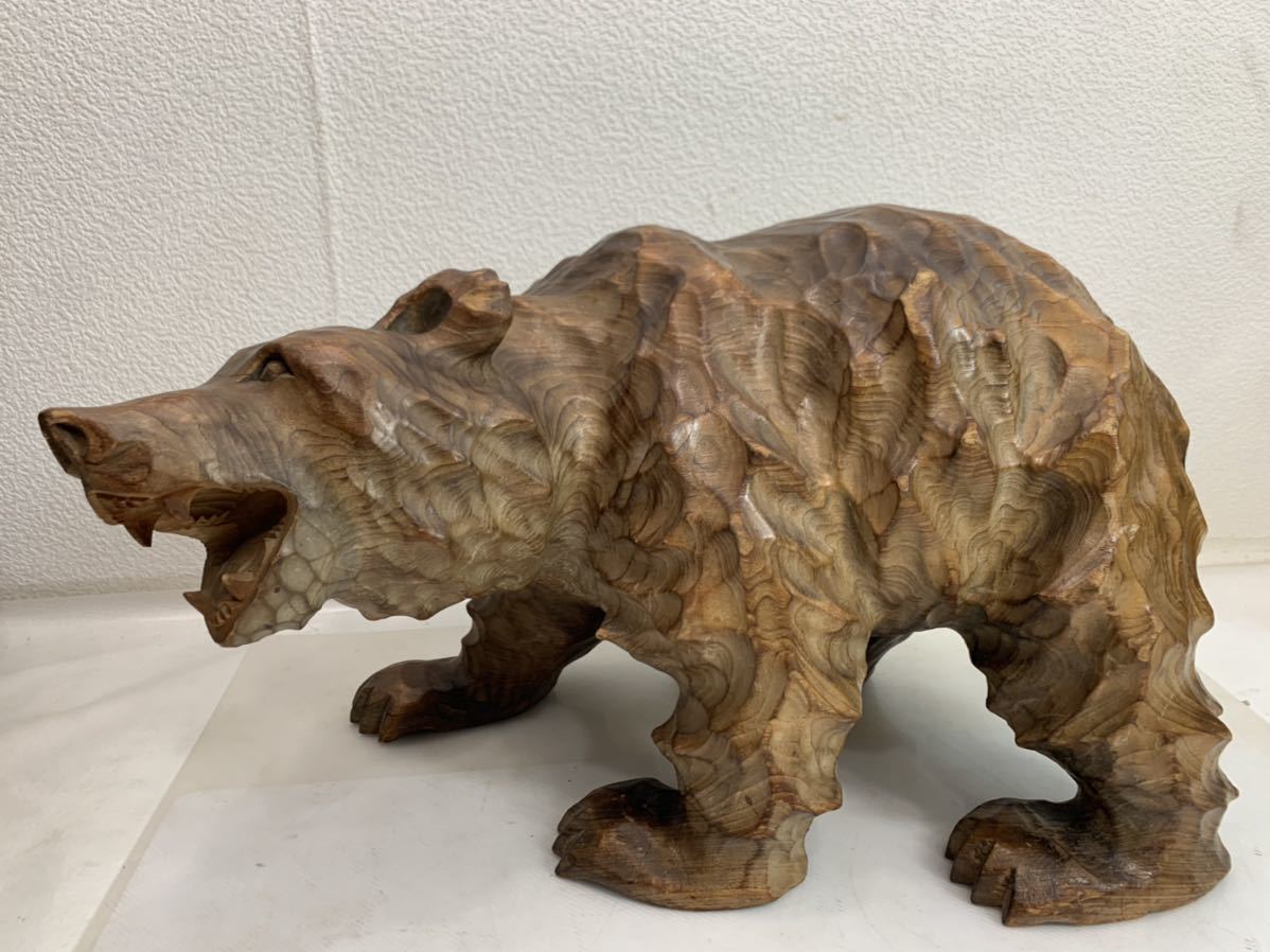 北海道 木彫り熊 ／ サイトウ作 【公式通販】