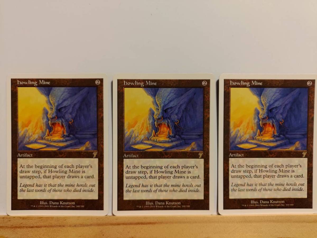 Mtg 吠えたける鉱山 Howling Mine 7ed 英語3枚セット の落札情報詳細 ヤフオク落札価格情報 オークフリー スマートフォン版
