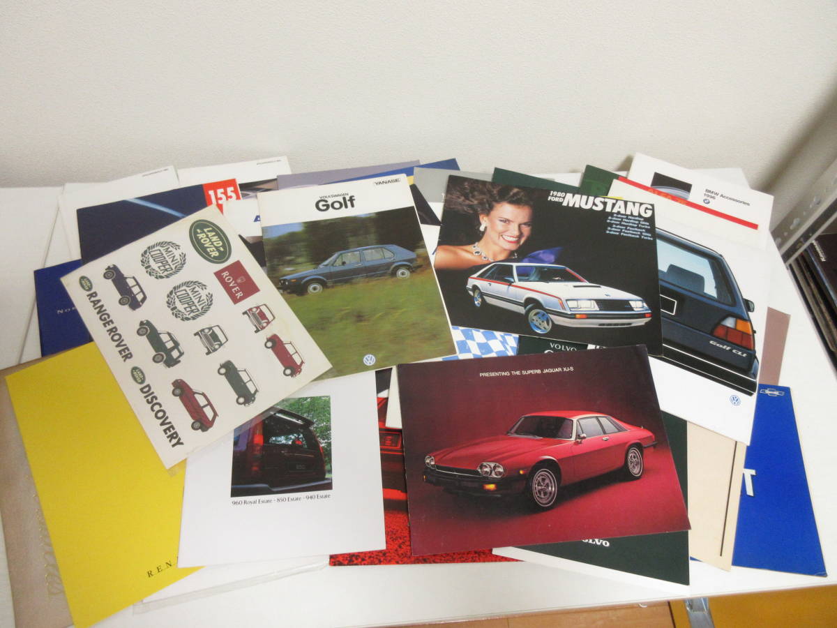 D5259 外車 カタログ まとめ売り 外国車 輸入車 フォード アルファロメオ Volvo フォルクスワーゲン シボレー Bmw ほか の落札情報詳細 ヤフオク落札価格情報 オークフリー スマートフォン版