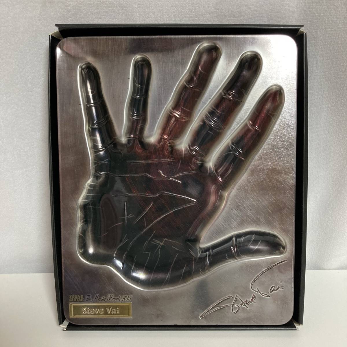 ヤングギター 付録 Steve Vai スティーヴ・ヴァイ 手形 指6本 YOUNG