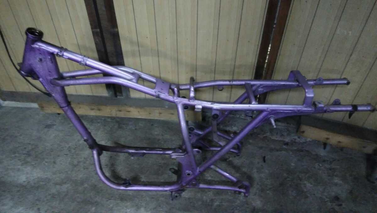 書類付き フレーム GSX250E ザリ GS25X (検 SNK0117 GSX400E ゴキ