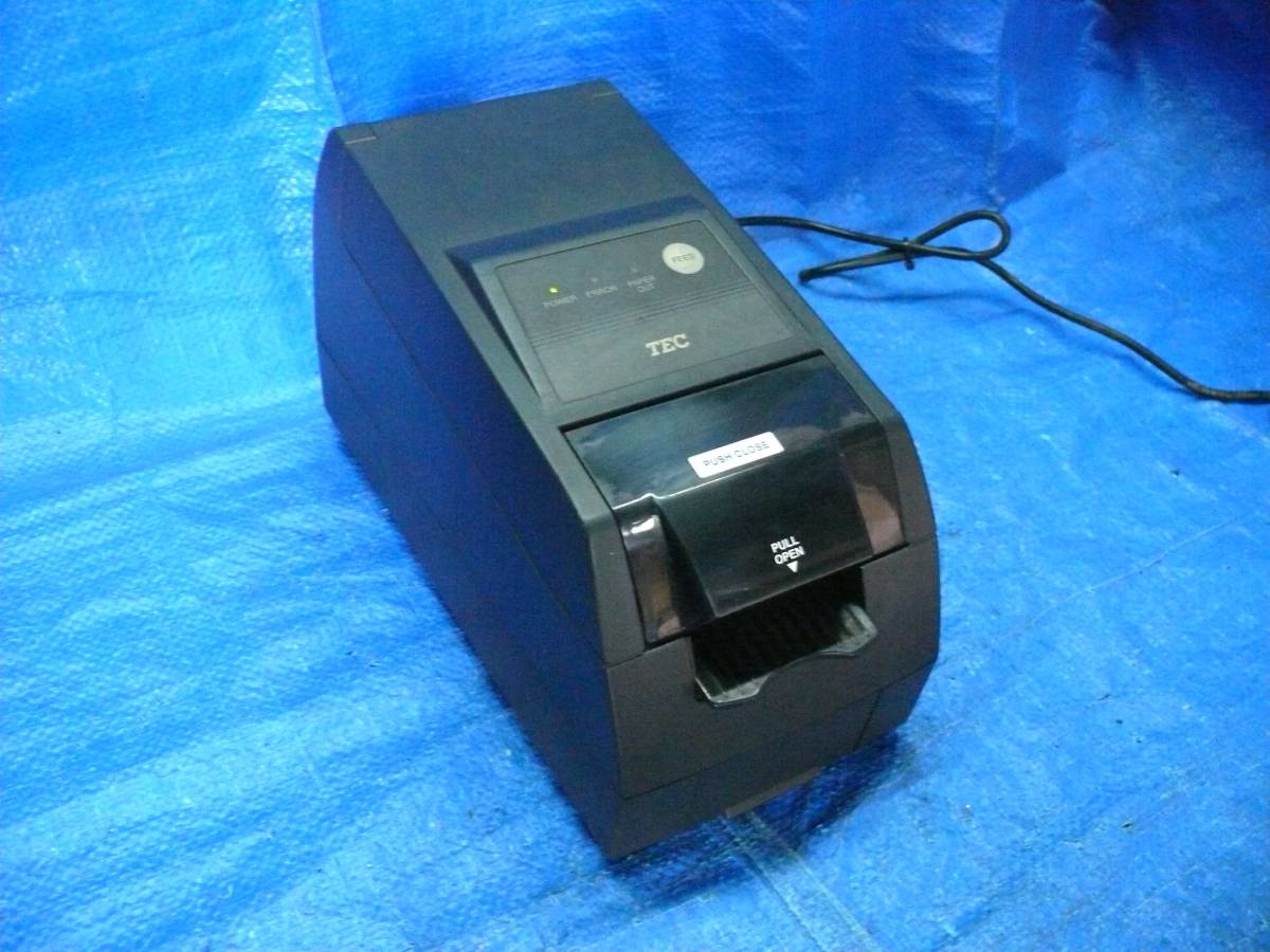 現状品] TEC リモートレシートプリンタ TR-QT2-UC02W-R 簡易通電・印字