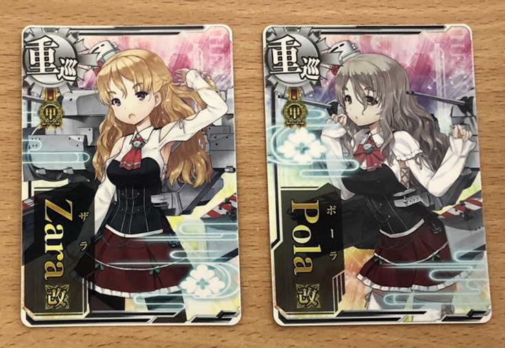 艦これアーケード ザラ ポーラ 改 セット 艦これアーケード ザラ改 ポーラ改 甲勲章のみ セット｜ICカード