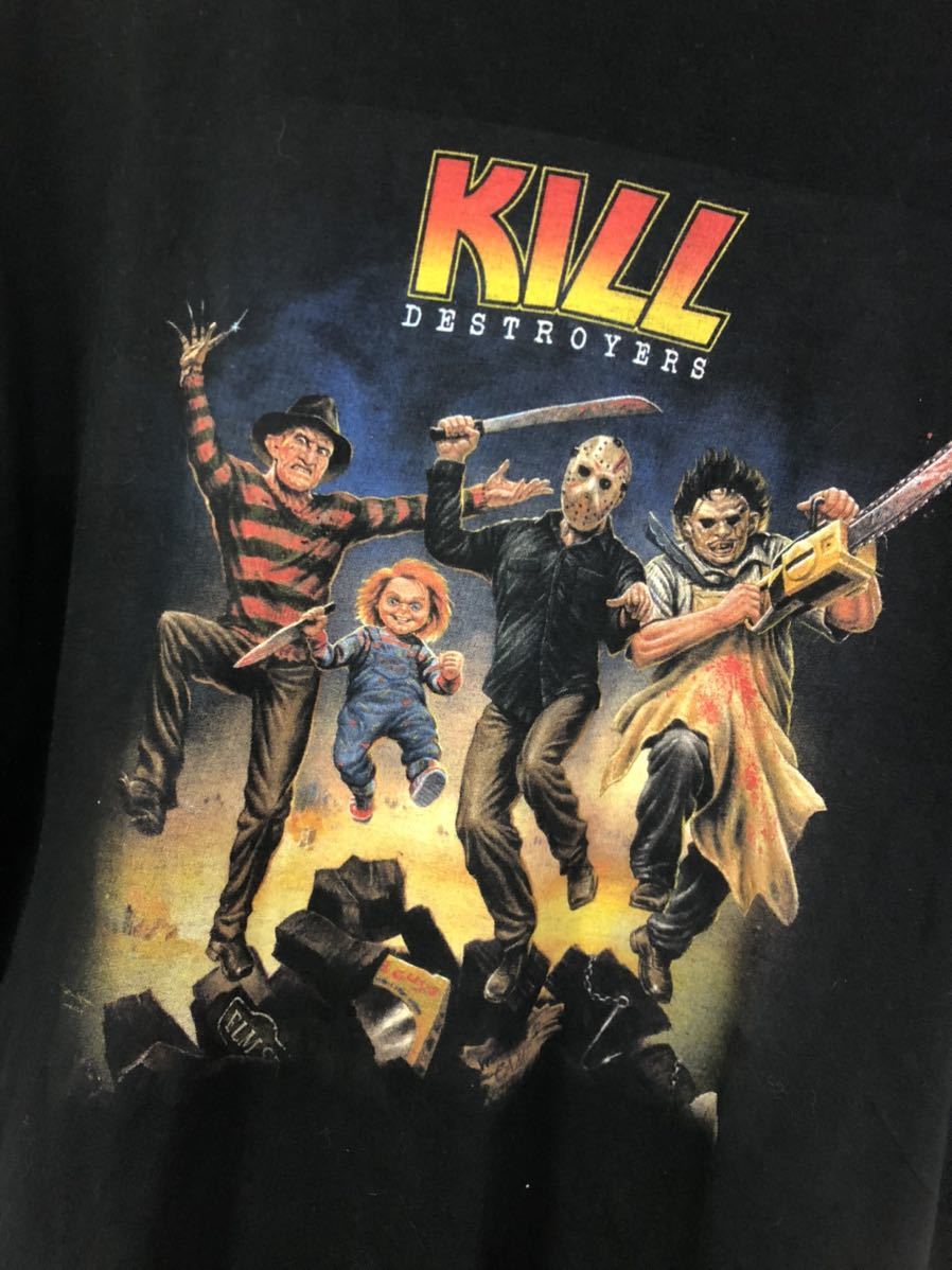 KILL チャッキー ジェイソン フレディ ホラー キッス KISS パロディ T