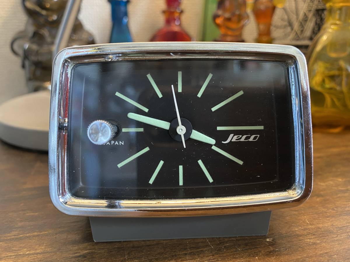 Jeco 旧車　置時計 レトロ　トランジスタ　ヴィンテージ Jeco 旧車 置時計 レトロ トランジスタ ヴィンテージ Jeco 旧車