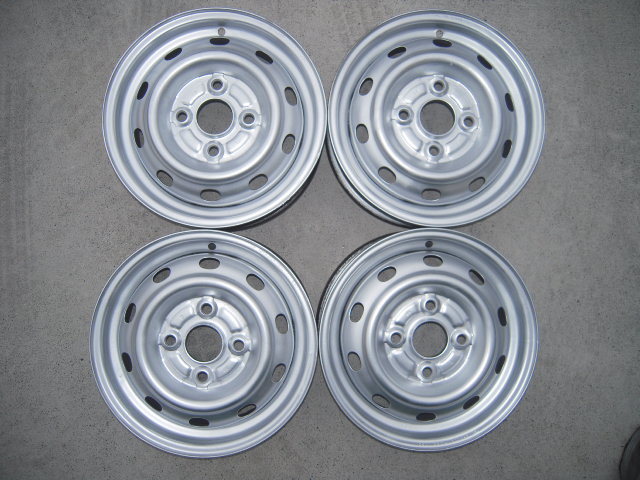 ダイハツ純正 スチールホイール(ホイールキャップ付き)4本セット12
