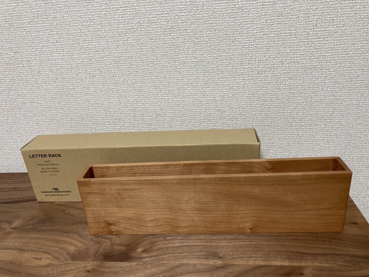 美品 ヤマサキデザインワークス Yamasaki Design Works レターラック Letter Rack 材質 チェリー の落札情報詳細 ヤフオク落札価格情報 オークフリー スマートフォン版