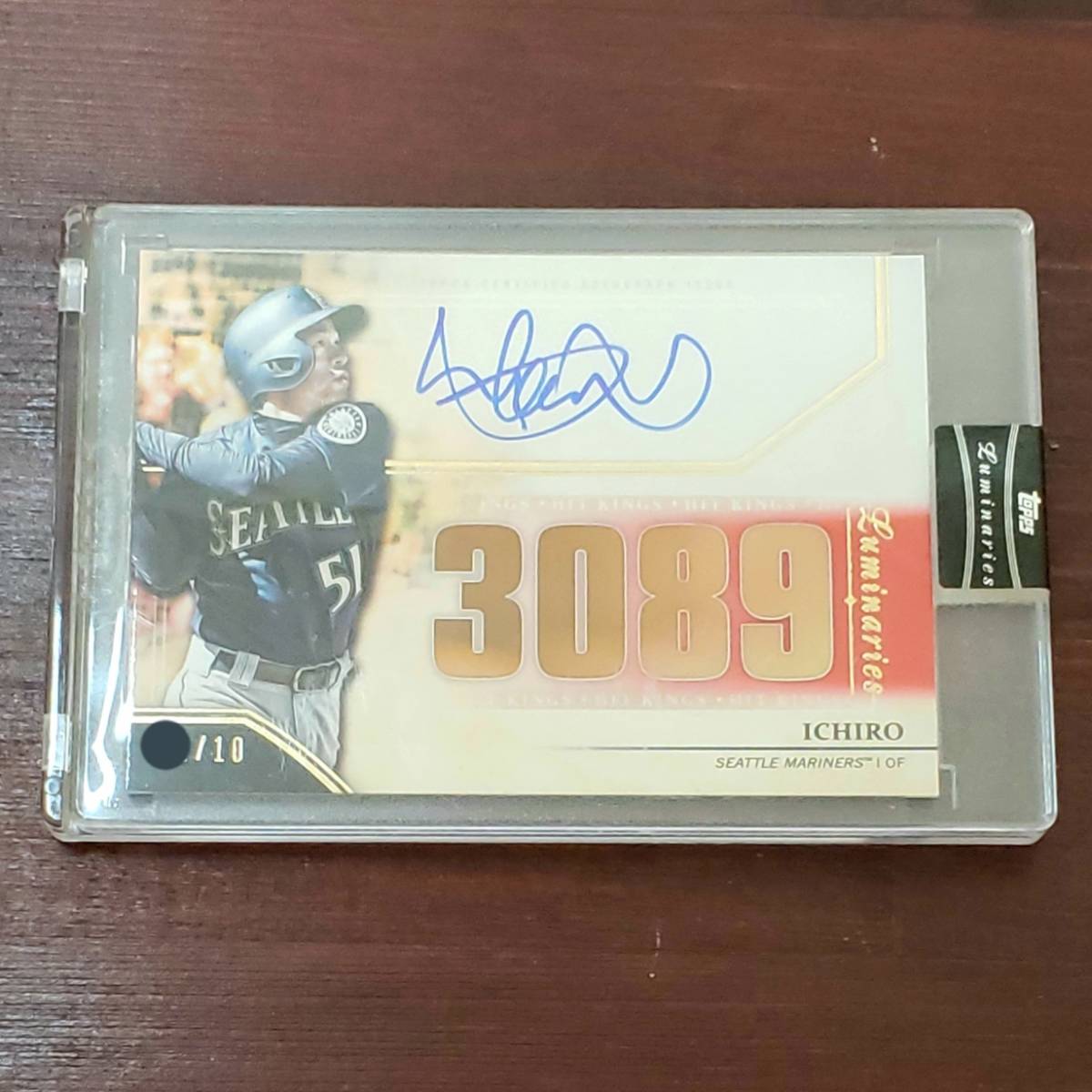 新品】未開封 イチロー 10枚限定 3089安打 直筆サイン入り 2020 Topps 