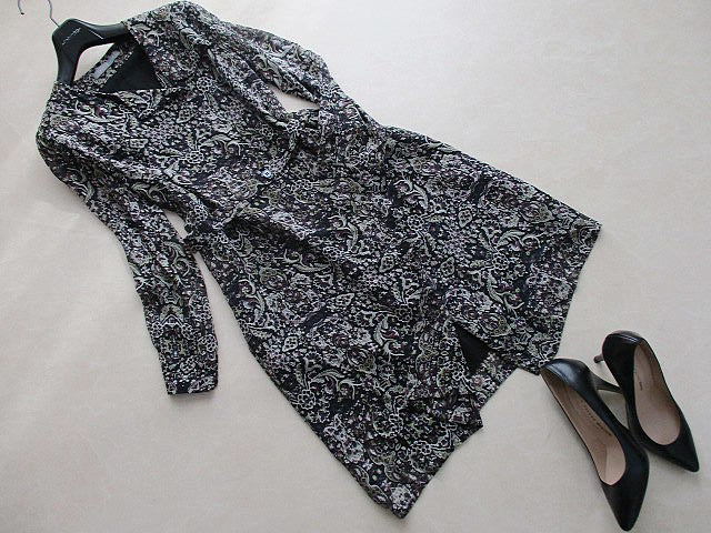 Theory Luxe セオリー リュクス シルク素材 彡ペイズリー柄の素敵なシャツワンピース サイズ38 の落札情報詳細 ヤフオク落札価格情報 オークフリー スマートフォン版