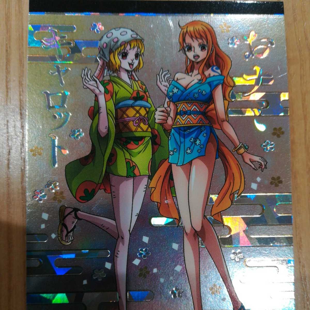 ONEPIECE ウエハース カード ナミ おナミ キャロット ワンピース ウエハース BANDAI ONE PIECE wafers ナミとキャロット