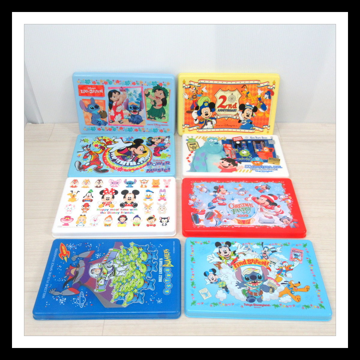 ディズニー ランチケース 8点セット モンスターズインク ライドアンドゴーシーク バズライトイヤー スティッチ他 10 の落札情報詳細 ヤフオク落札価格情報 オークフリー スマートフォン版