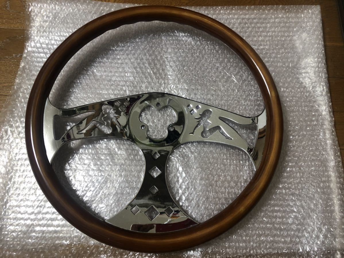 ビッグリグカスタム ハンドル 457mm 変換アダプター付 デコトラの落札