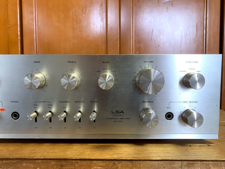 COLUMBIA LSA コロムビア プリメインアンプ SA-3520の落札情報