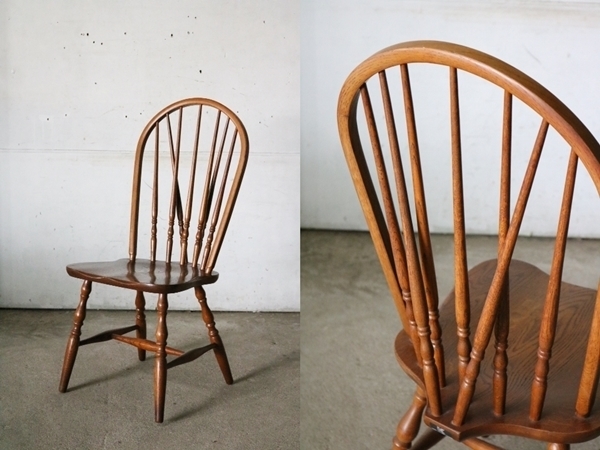 椅子　KASHIWA 一脚 椅子 KASHIWA 一脚 ③柏木工 KASHIWA ダイニングチェア ウィンザー