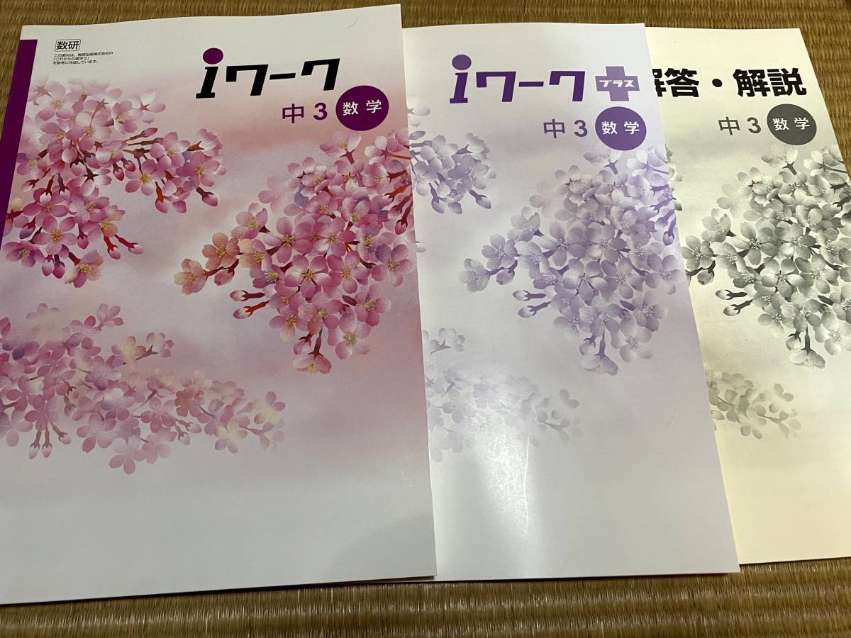 104○塾専用教材○2021年最新版○iワーク○アイワーク○数学3年