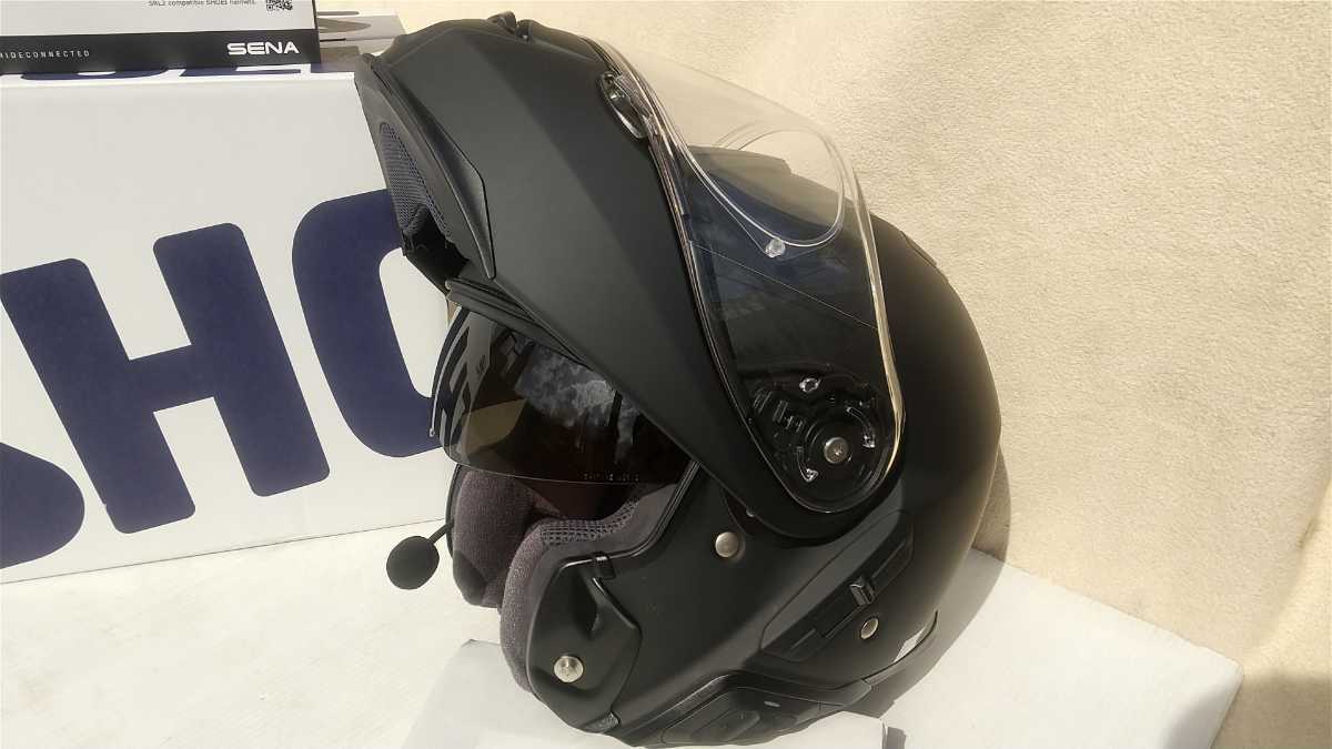 NEO TEC2 SHOEI SENA SRL2 マットブラック Lサイズ 2時間使用