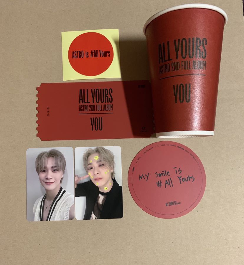 ASTRO ムンビン ALL YOURS トレカ 写真・コースター ASTRO ムンビン ALL YOURS トレカ 写真・コースター ASTRO