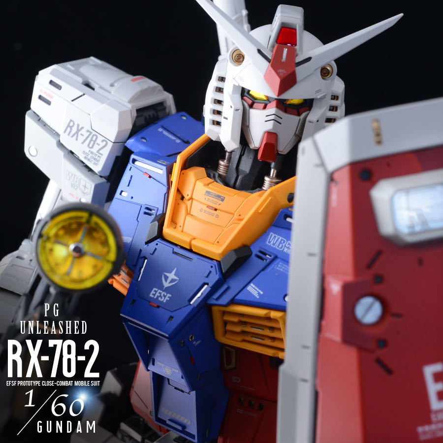 PG UNLEASHED RX-78-2ガンダム グラデーション全塗装品 PG
