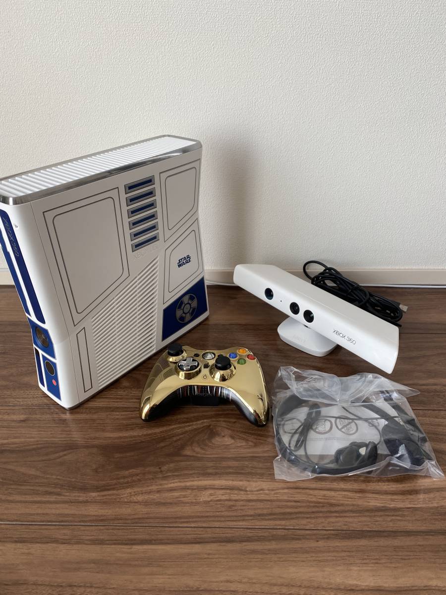 XBOX360本体 スターウォーズ KINECT LIMITED EDITION 暑く 未開封品