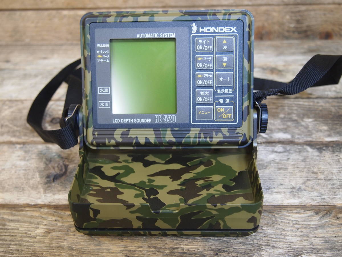 HONDEX 魚群探知機 迷彩 HE-520