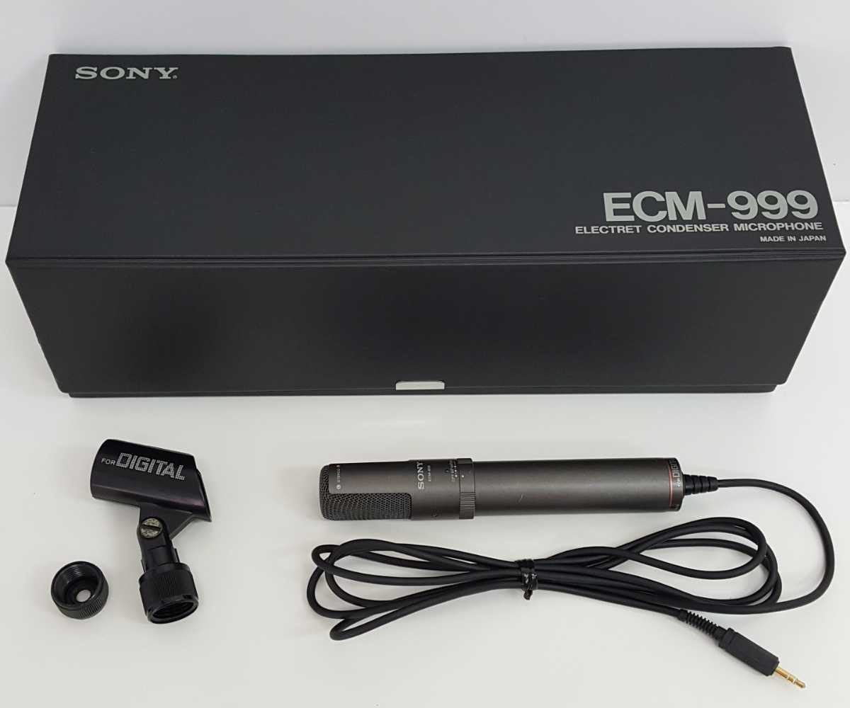 SONY ECM-999 エレクトレットコンデンサーマイクロホン ECM-44B/9X | プロオーディオ | ソニー
