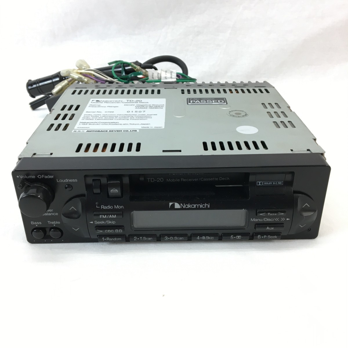 Nakamichi カーオーディオ TD-20