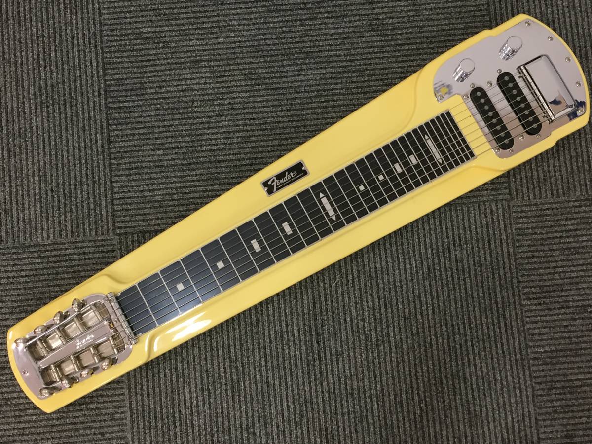 6218★Fender フェンダー スチールギター 8弦 DELUXE8？ スタンド付属 ハードケース付き 中古品 の落札情報詳細