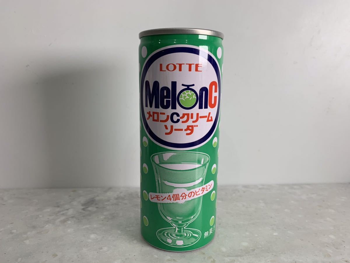 ☆レア！レトロ！ 1989年 LOTTE ロッテ メロンCクリームソーダ 空缶