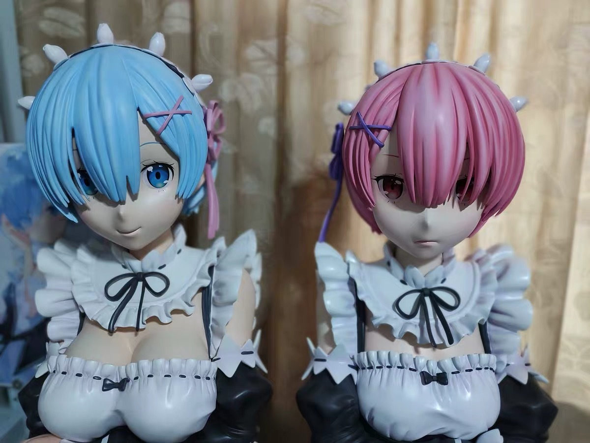 Re:ゼロから始める異世界生活 レム 1/1 胸像フィギュアの落札情報詳細