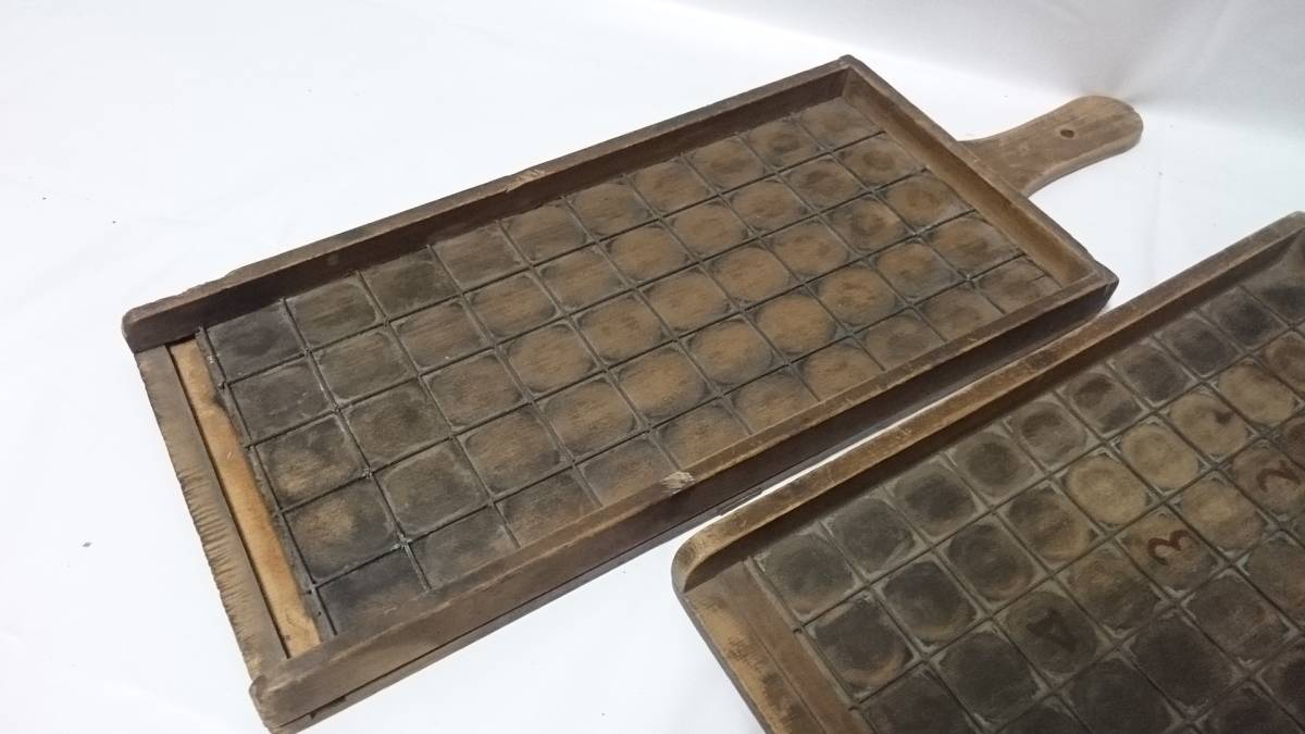 ◇◇時代物 商売道具 銭枡 勘定板 おまとめ 3台 五拾銭 新五銭 ◇◇の