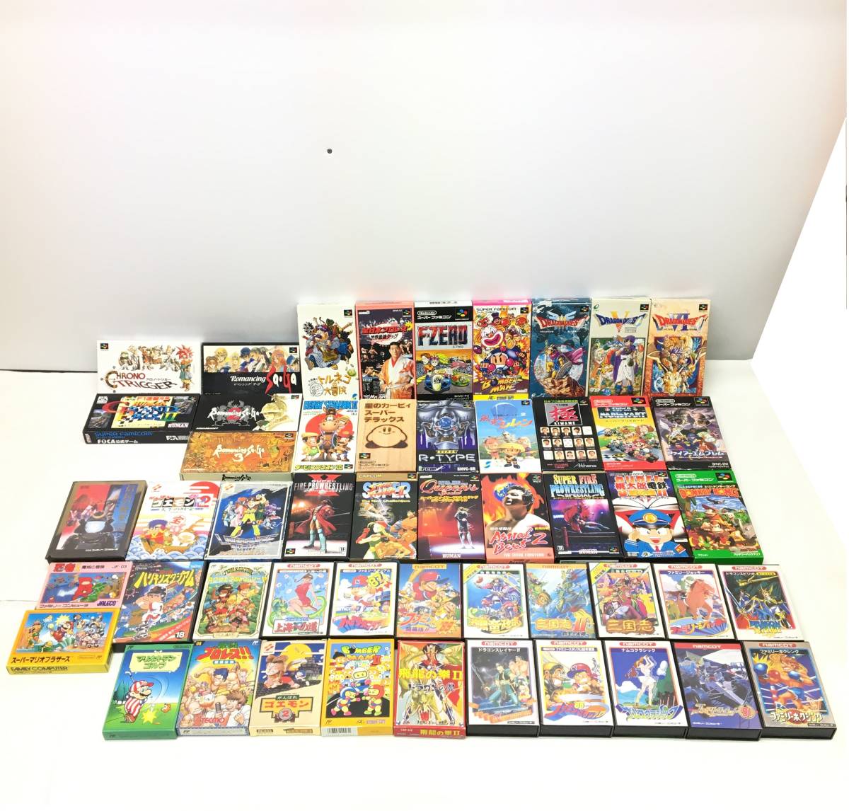Gp57 ゲームソフト Sf Sfc 51本まとめ 箱説付 ダブリ無 ファミコン スーファミ カセット 三国志 独眼竜政宗 ラグランジュポイント ロマサガ の落札情報詳細 ヤフオク落札価格情報 オークフリー スマートフォン版