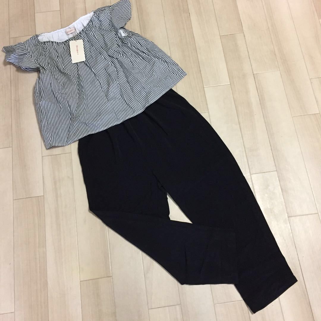 新品 新品 パペルラピス ベルメゾン 可愛いオールインワン 150 160 ガウチョパンツ サロペットパンツ ワンピース の落札情報詳細 ヤフオク落札価格情報 オークフリー スマートフォン版