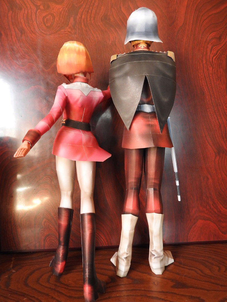 ガンダム キーホルダー 2点(セイラ・マス) (シャア・アズナブル )