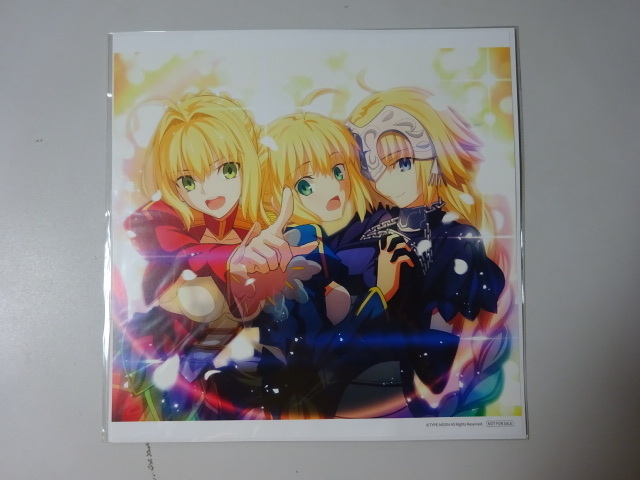 Fate Stay Night Fate Grand Order 特典 非売品 イラストシート デカジャケット セイバー アルトリア ペンドラゴン ネロ クラウディウス の落札情報詳細 ヤフオク落札価格情報 オークフリー スマートフォン版