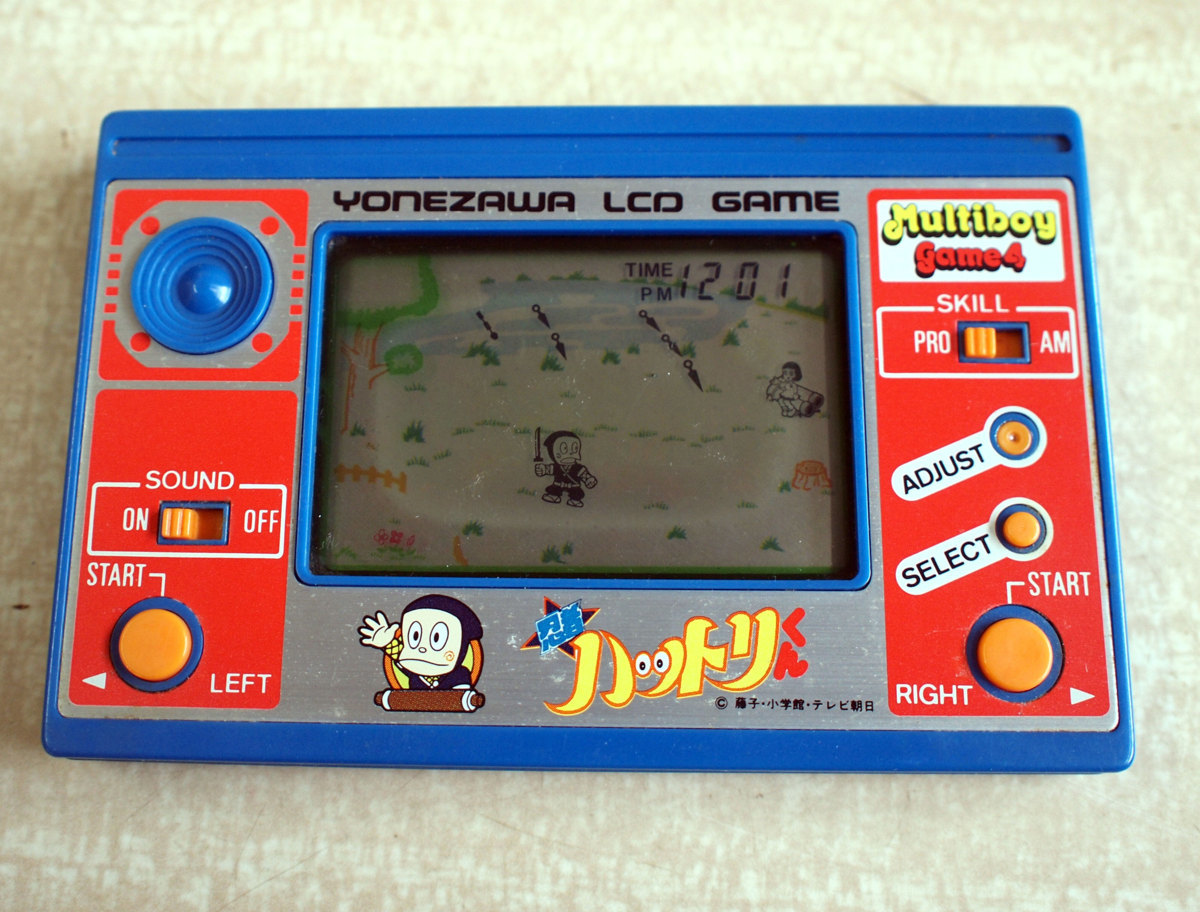 W0346] 忍者ハットリくん 液晶ゲーム Multiboy game4 YONEZAWA LCD