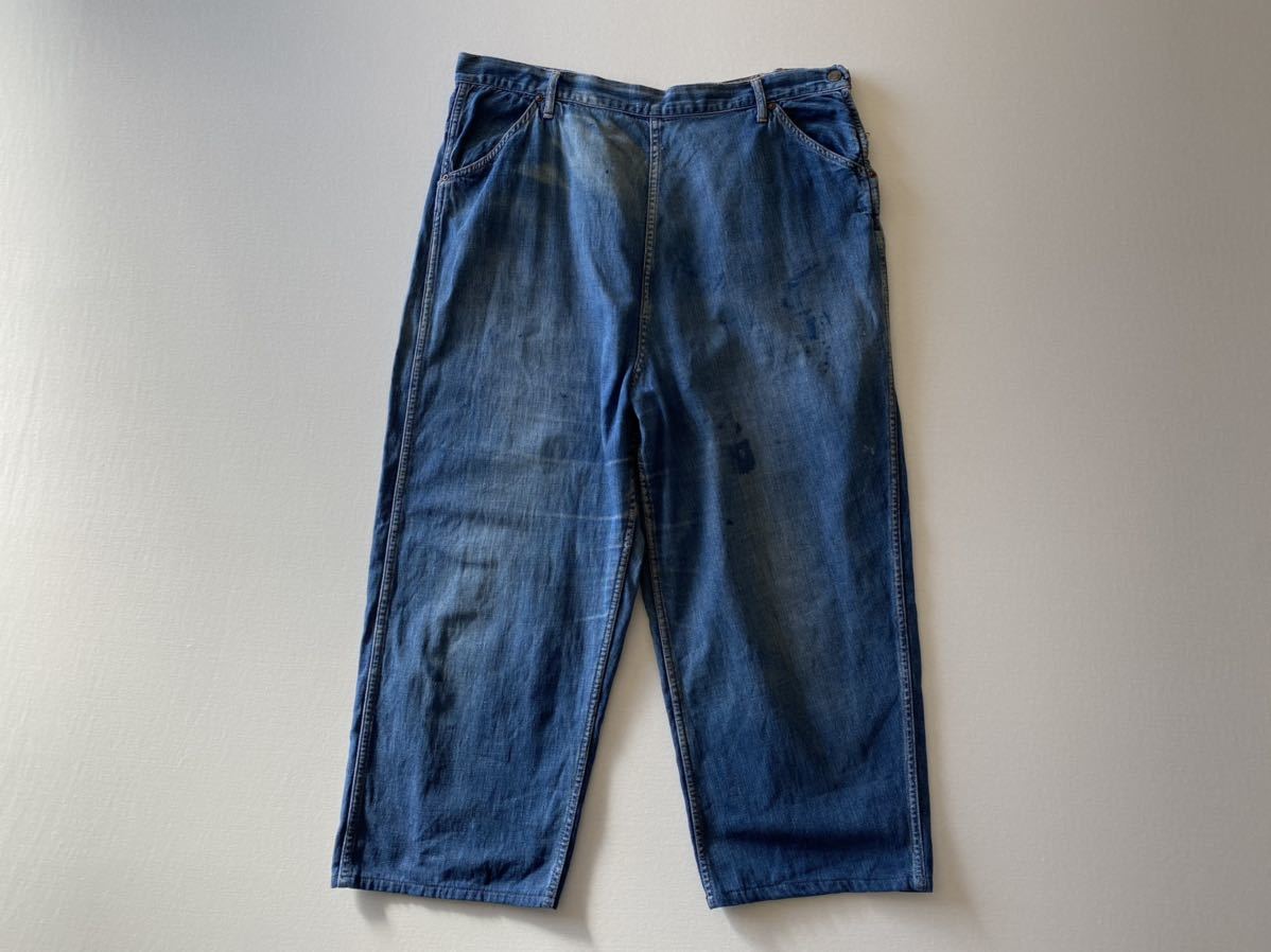 デッド 50s ビンテージ ランチクラフト ランチパンツ デニム ペインター