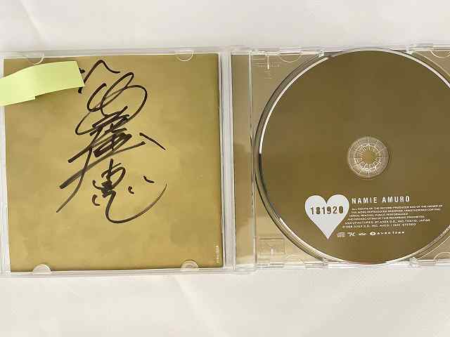 希少安室奈美恵直筆サインCD 【公式通販】 希少安室奈美恵直筆サインCD 【公式通販】