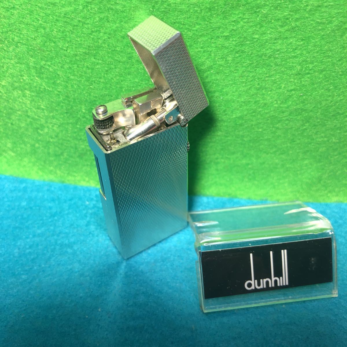 ダンヒル ローラタイプ バーレイ シルバー色 やや美品 O/H済 ダンヒル ローラタイプ バーレイ シルバー色 やや美品 O/H済