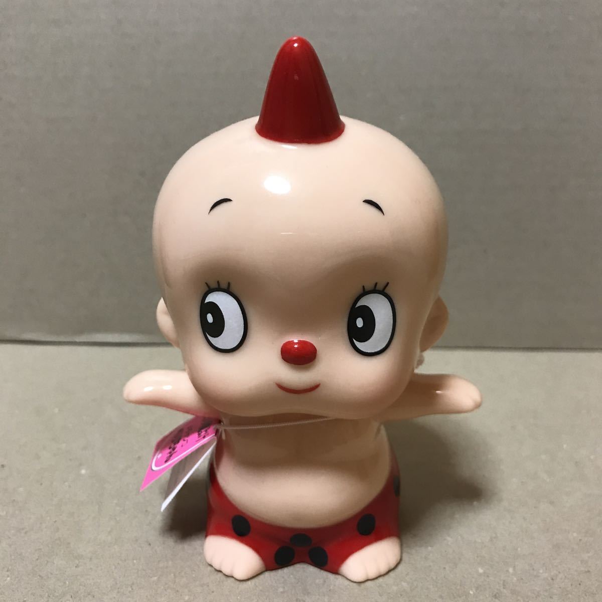 内藤ルネ 乙女の魔除け メチャンコ ペリちゃん 貯金箱 昭和レトロ 高さ