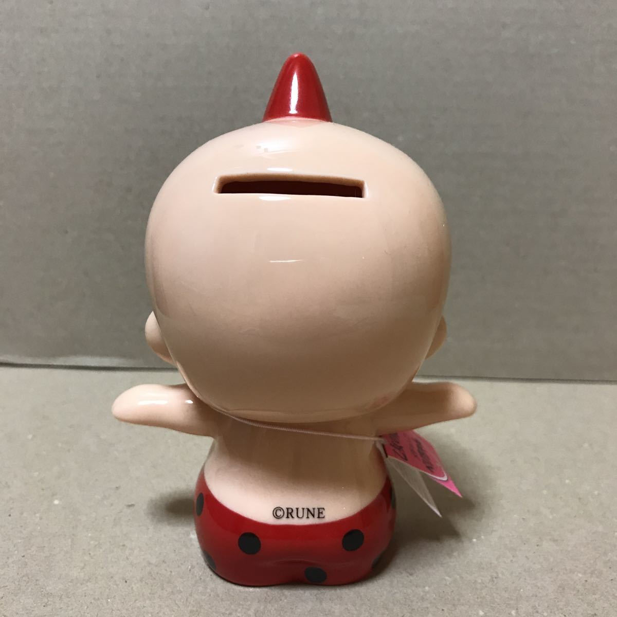 内藤ルネ 乙女の魔除け メチャンコ ペリちゃん 貯金箱 昭和レトロ 高さ