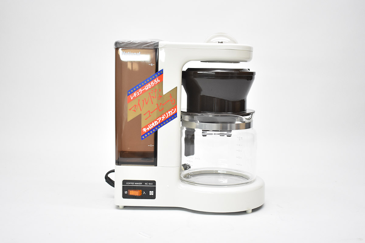 未使用品 National Coffee Maker CARiOCA NC-640 ホワイト[ナショナル