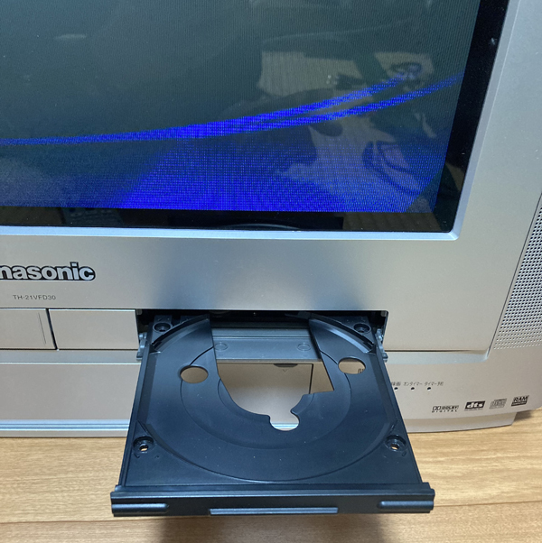 パナソニック TH-21VFD30 21v DVD ビデオ内蔵テレビ テレビデオ
